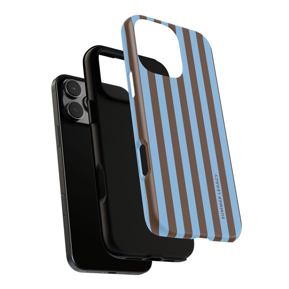 Mocha Stripe iPhone Case
