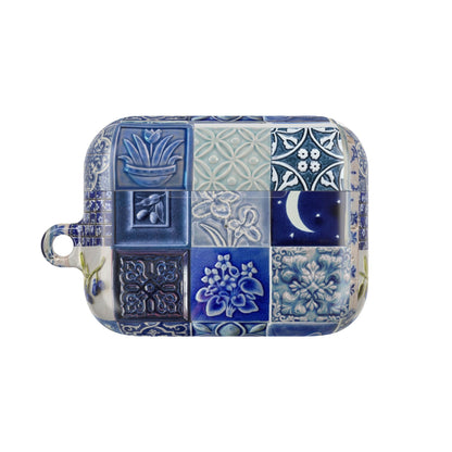 Midnight Mosaic Tiles AirPod Case