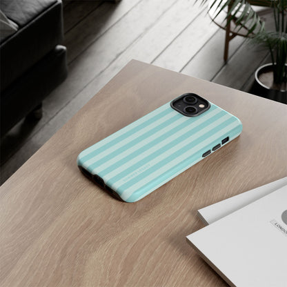 Teal Stripe iPhone Case