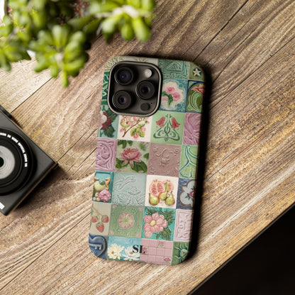 Garden Mosaic Tiles iPhone Case