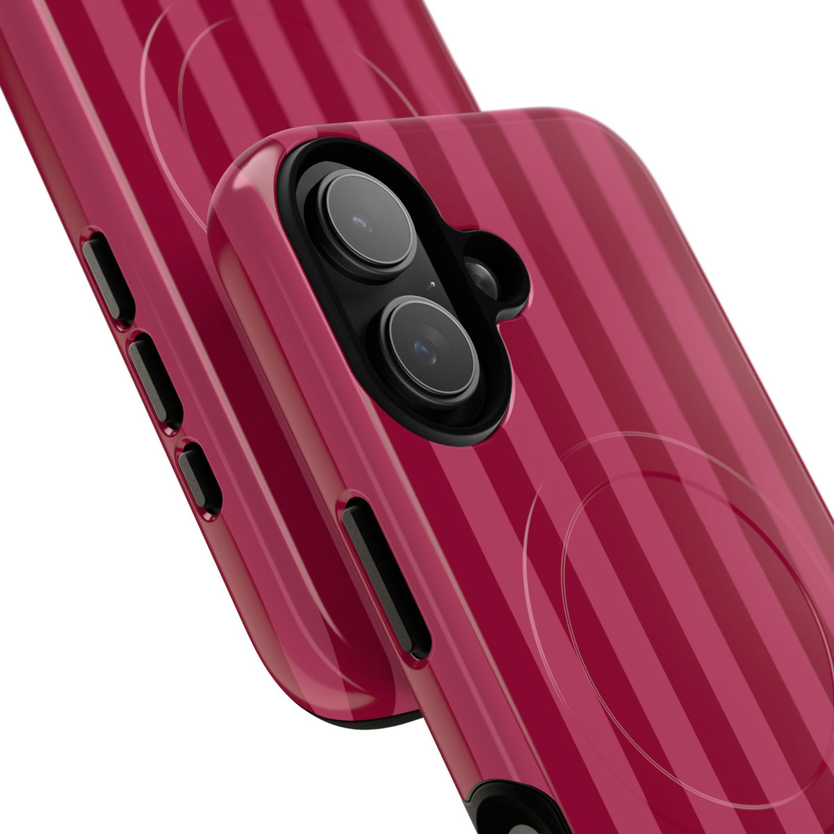 Berry Stripe MagSafe Case