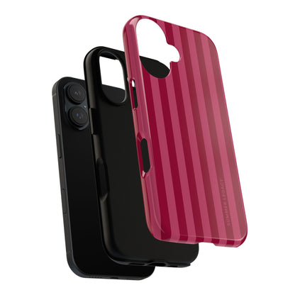 Berry Stripe iPhone Case