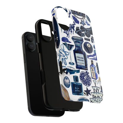 Navy Blue Collage MagSafe Case