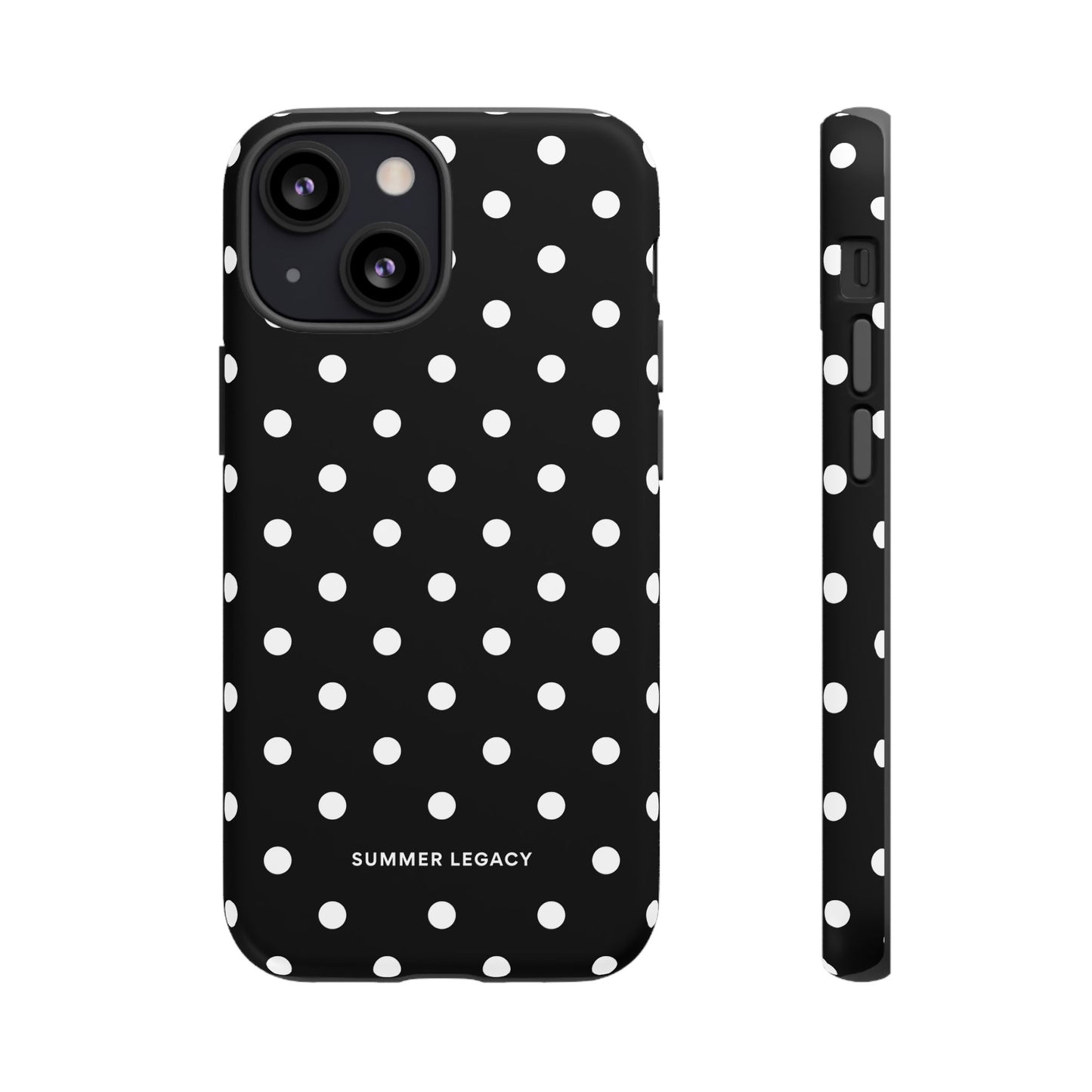 Ebony Polka Dot iPhone Case