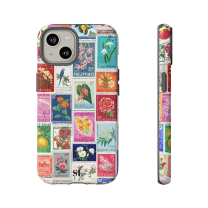 Postcard Stamps iPhone Case