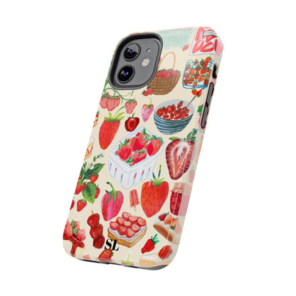 Strawberry Collage iPhone Case