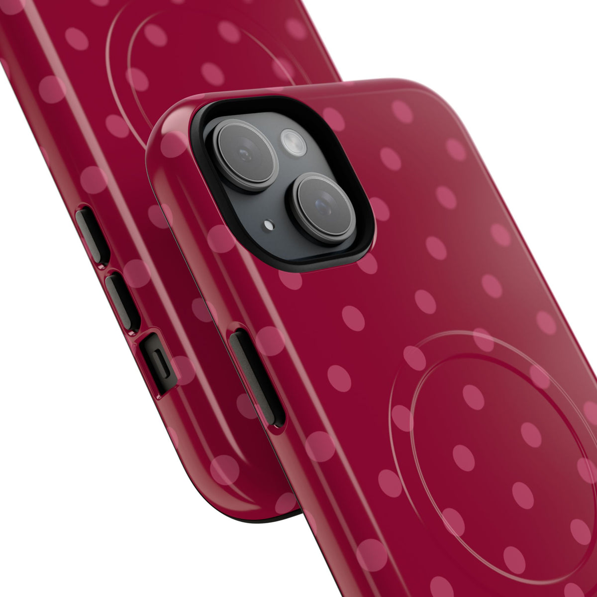Berry Polka Dot MagSafe Case