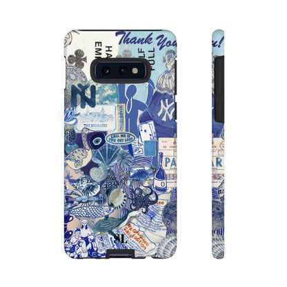 Blue Collage Samsung Case