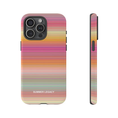 Champagne Ombre Stripe iPhone Case