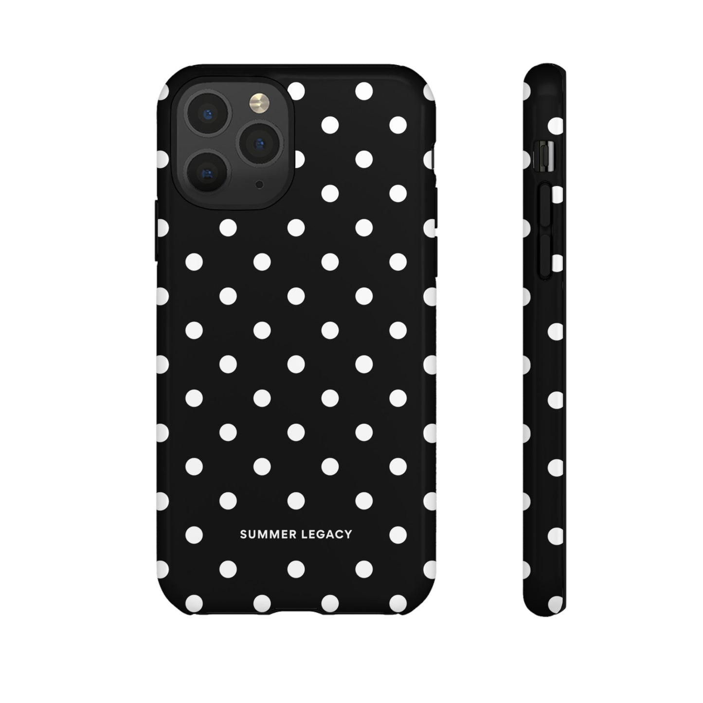 Ebony Polka Dot iPhone Case