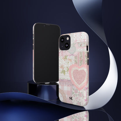 Blushing Floral Patchwork iPhone Case