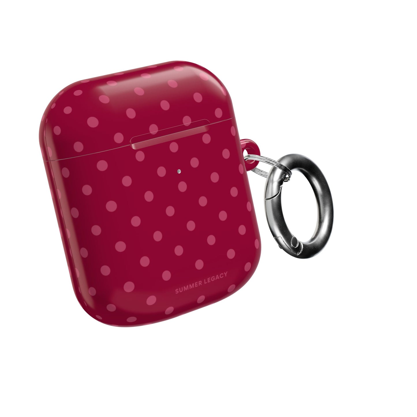 Berry Polka Dot AirPod Case