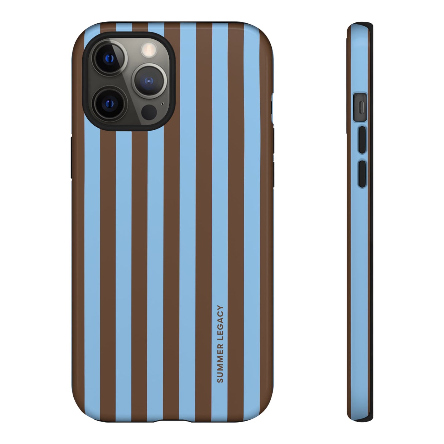 Mocha Stripe iPhone Case