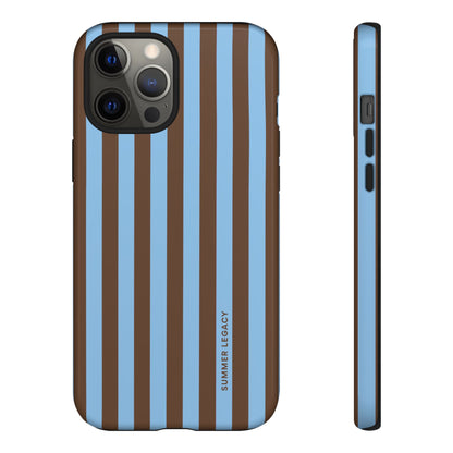 Mocha Stripe iPhone Case