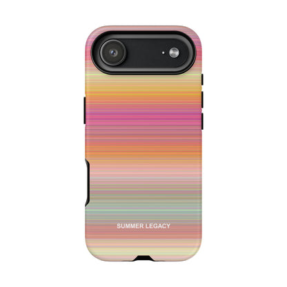 Champagne Ombre Stripe iPhone Case