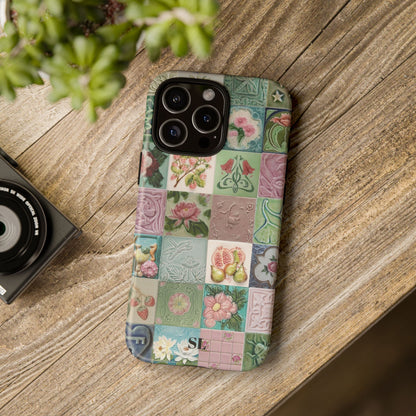 Garden Mosaic Tiles iPhone Case
