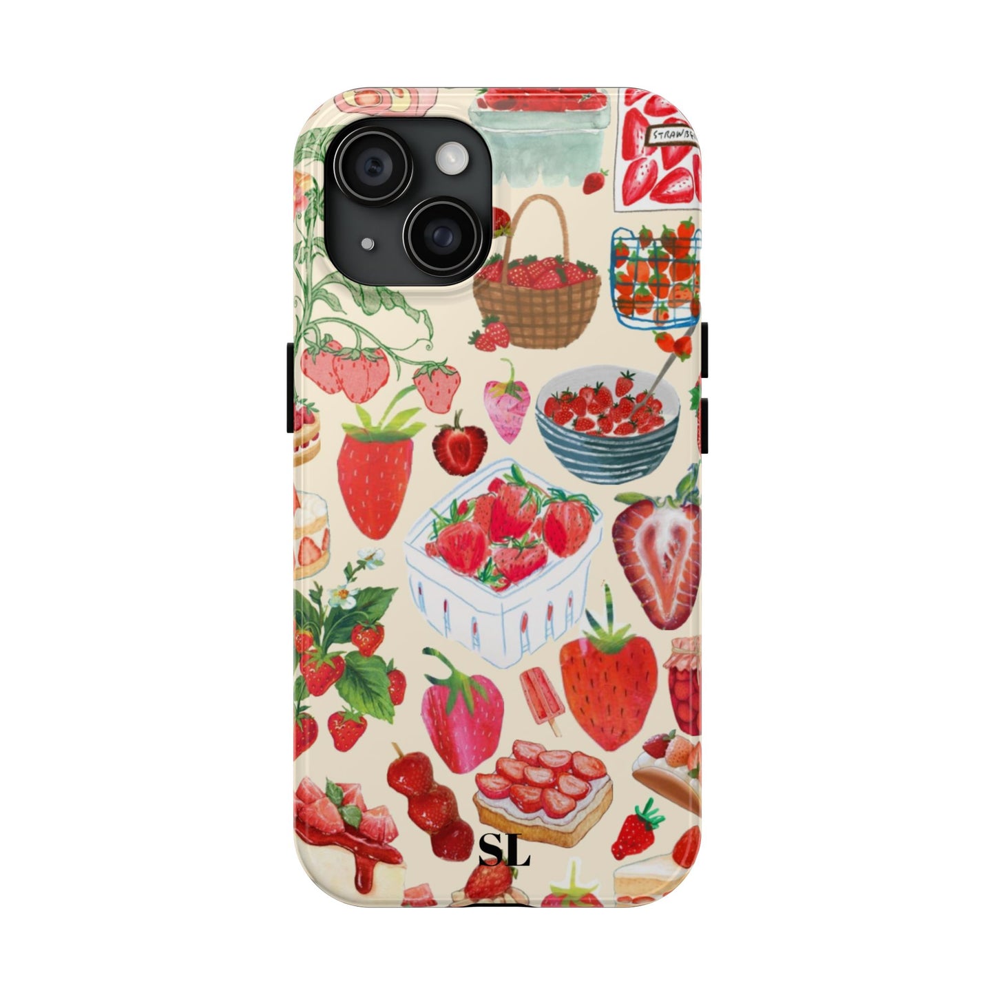 Strawberry Collage iPhone Case