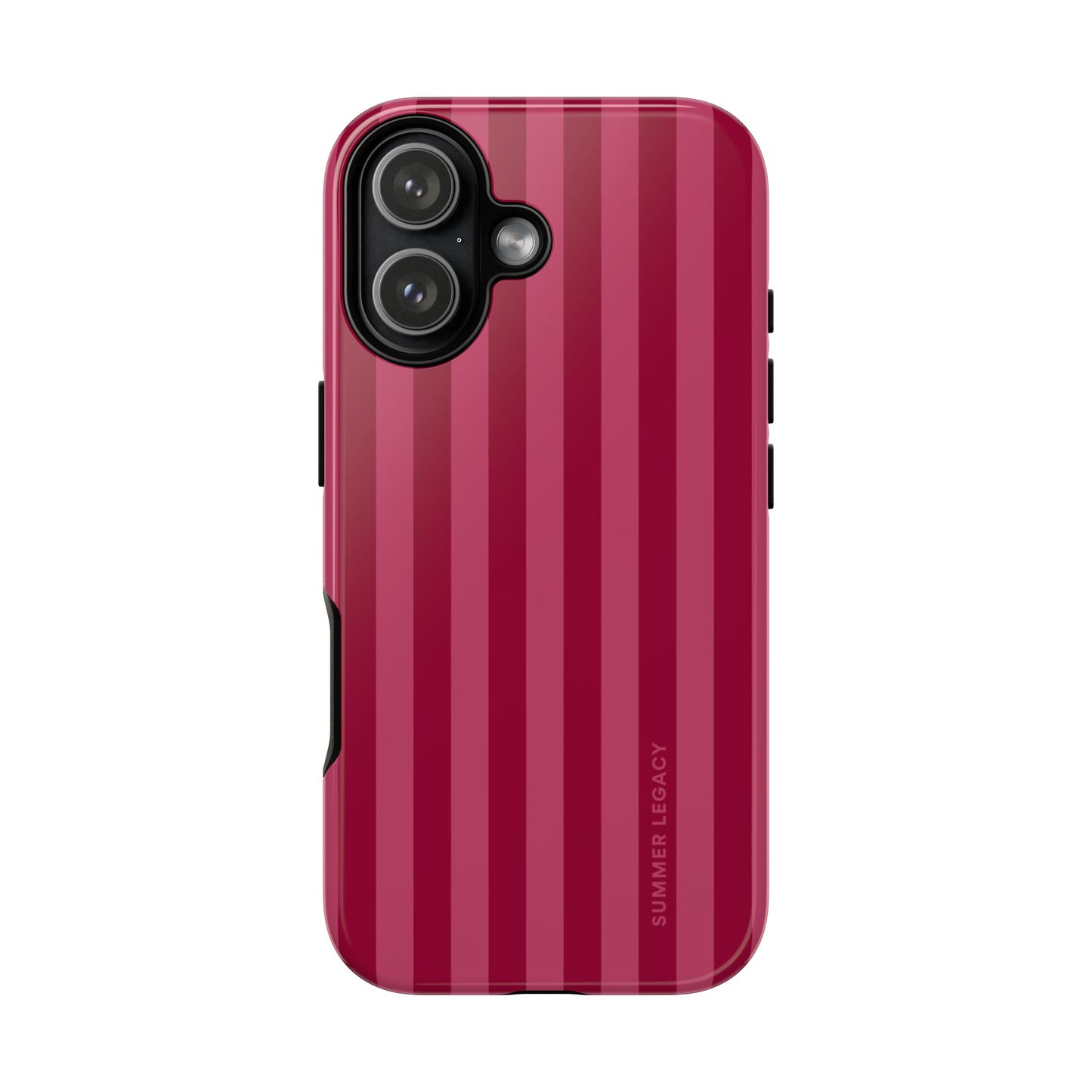 Berry Stripe iPhone Case