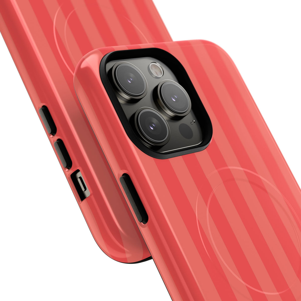 Coral Stripe MagSafe Case