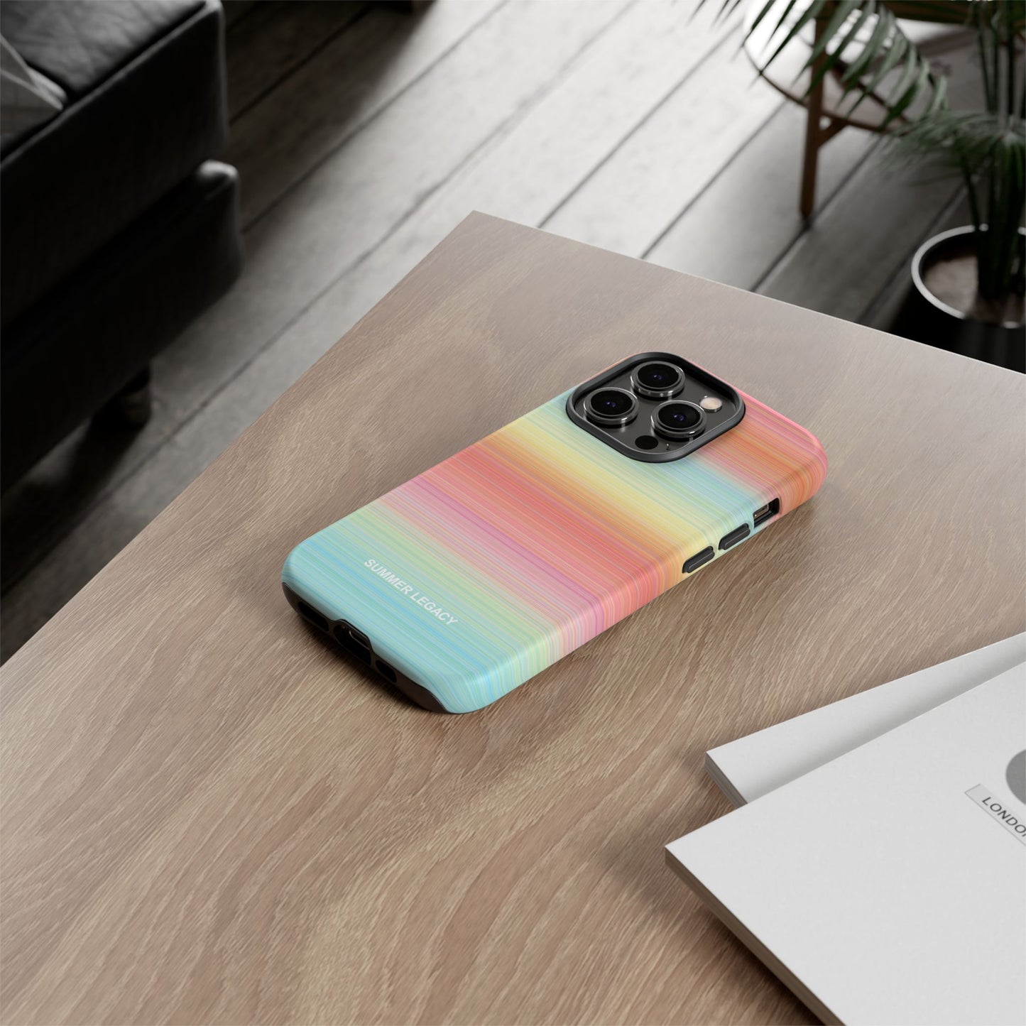 Sunrise Ombre Stripe iPhone Case