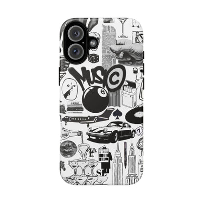 Black and White iPhone Case