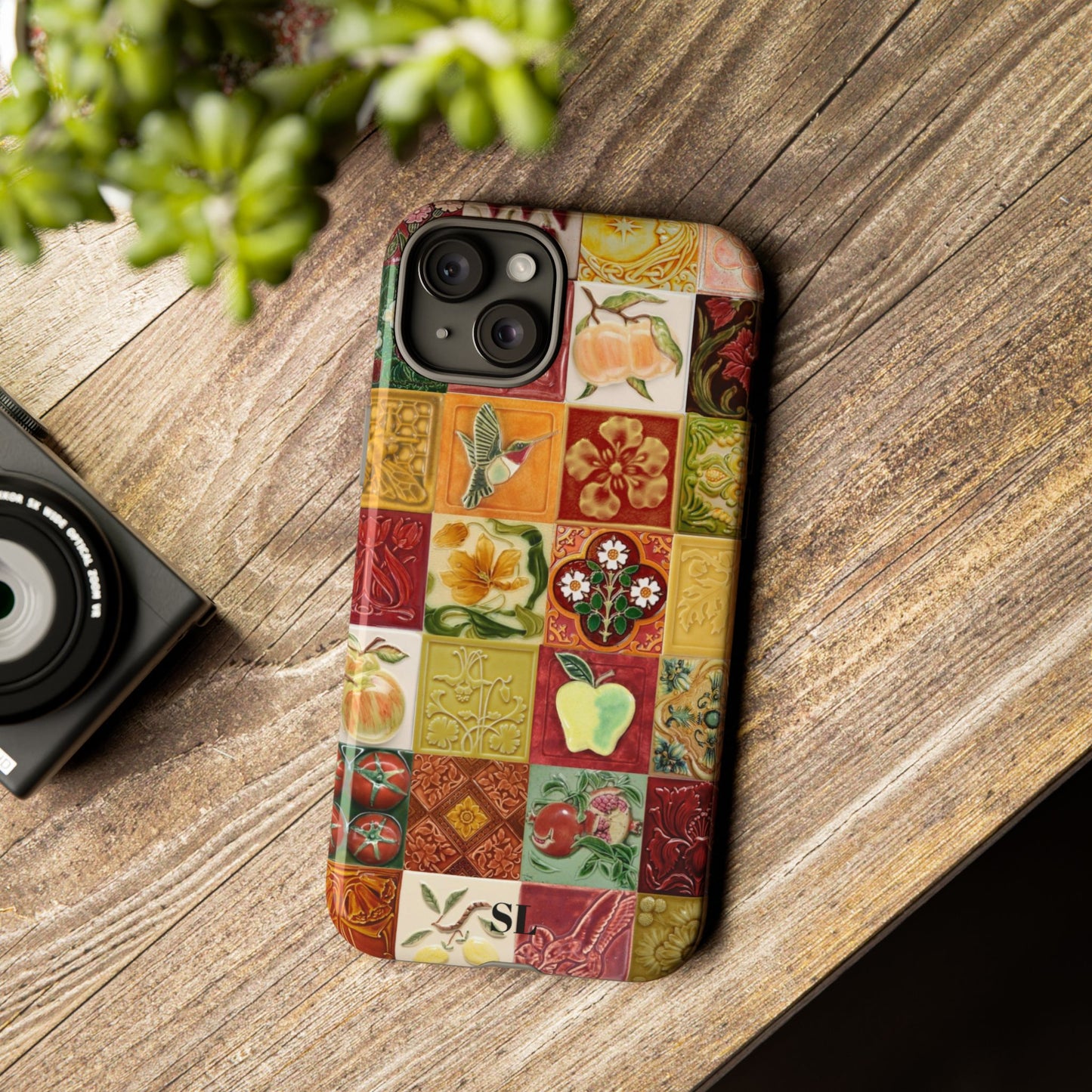 Orchard Mosaic Tiles iPhone Case