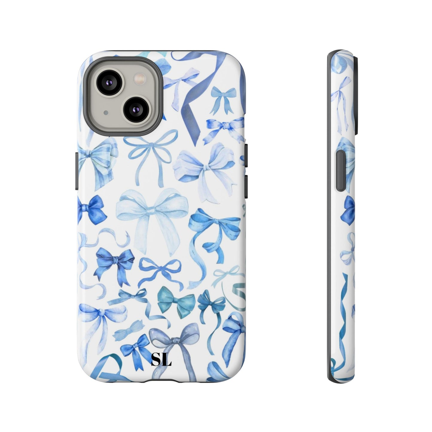 Blue Bows iPhone Case