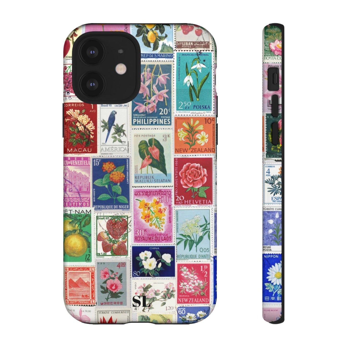 Postcard Stamps iPhone Case