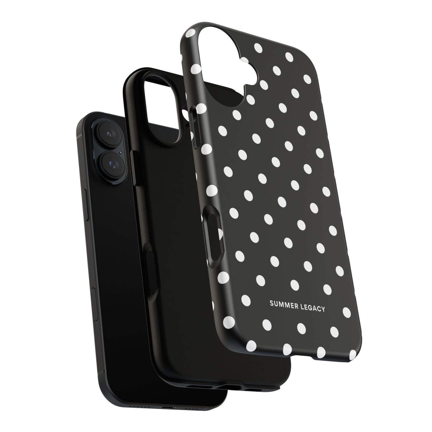 Ebony Polka Dot iPhone Case