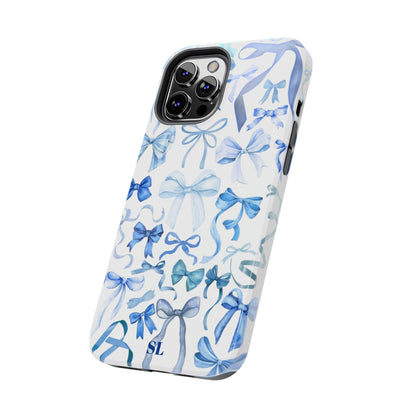 Blue Bows iPhone Case