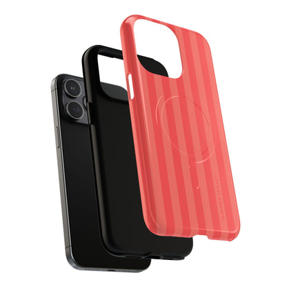 Coral Stripe MagSafe Case