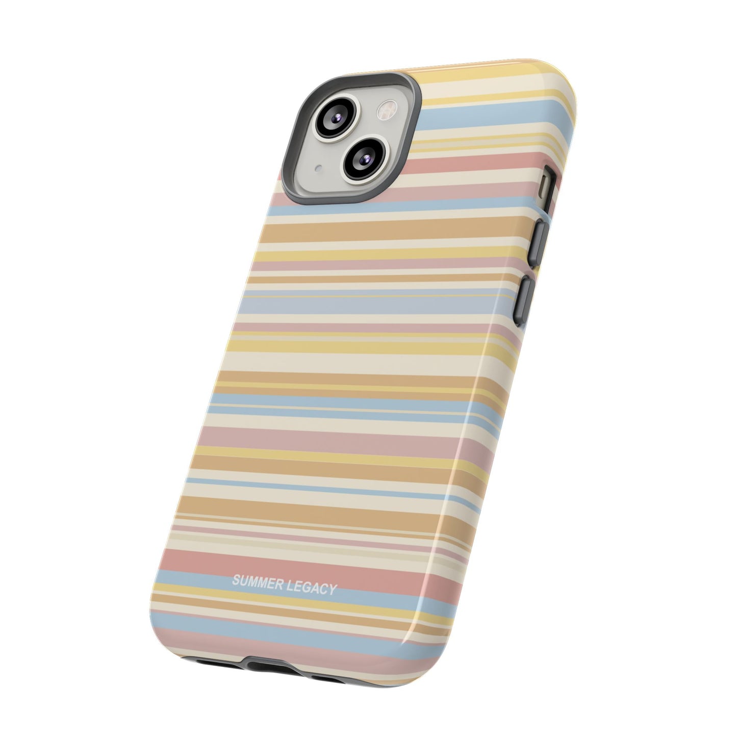 Lychee Multi-stripe iPhone Case