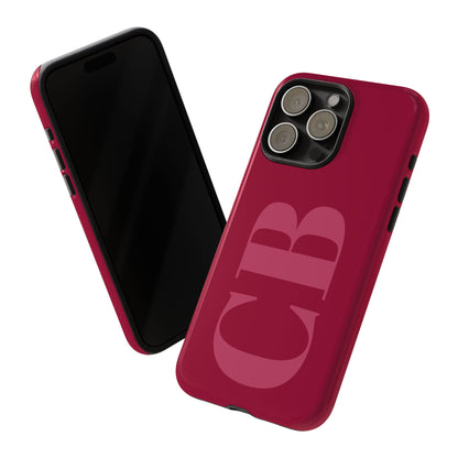 Berry Custom Initial iPhone Case