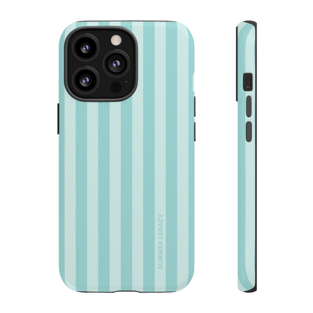Teal Stripe iPhone Case