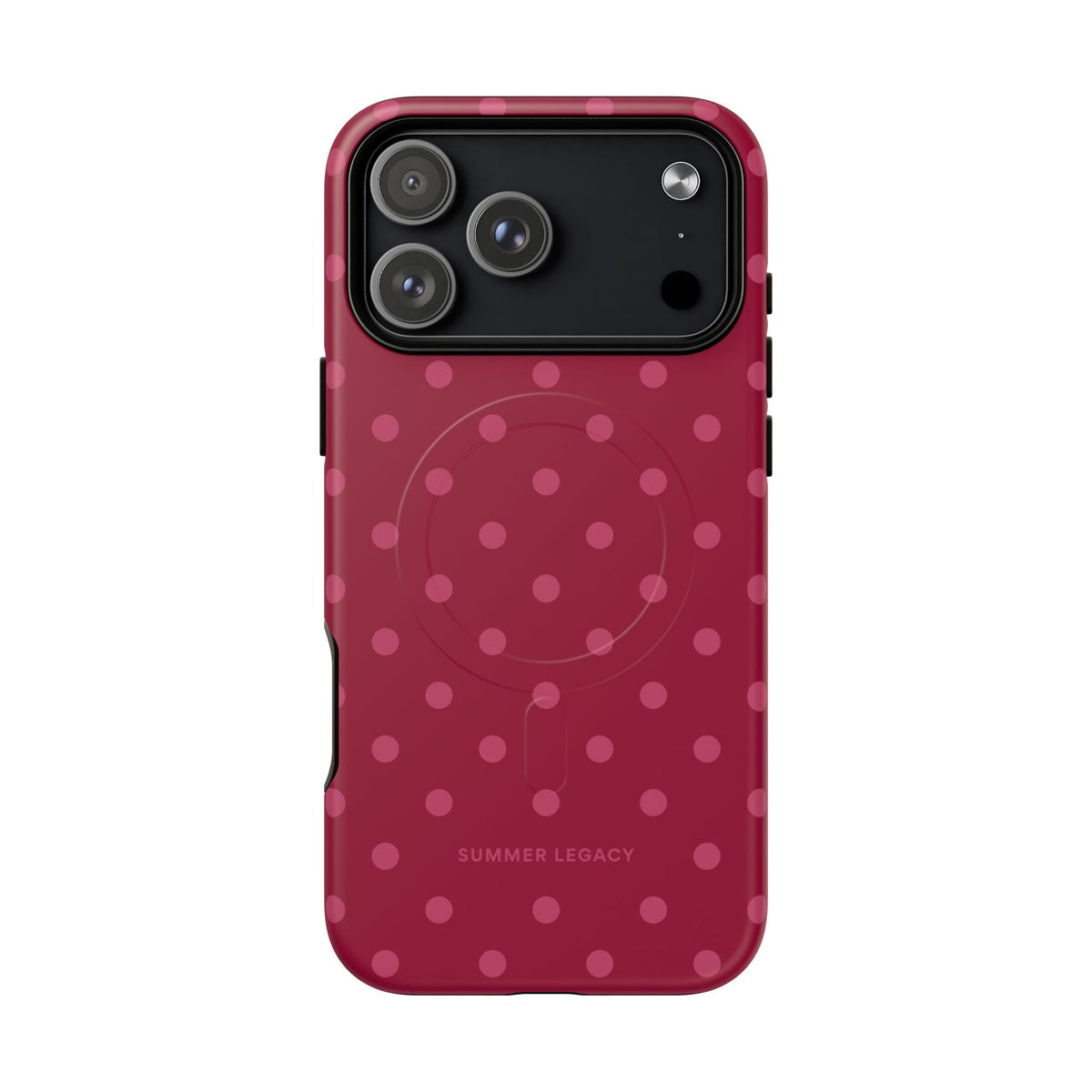 Berry Polka Dot MagSafe Case