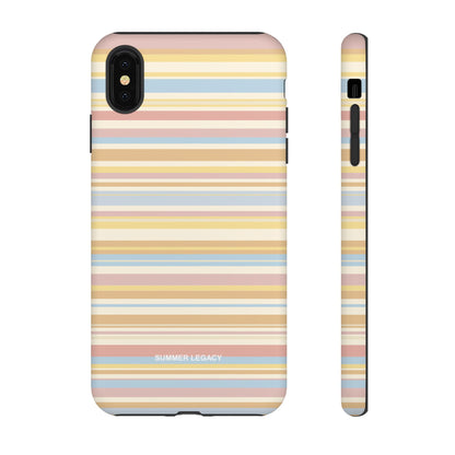 Lychee Multi-stripe iPhone Case