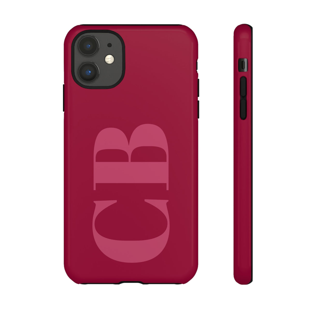 Berry Custom Initial iPhone Case
