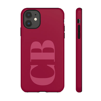 Berry Custom Initial iPhone Case