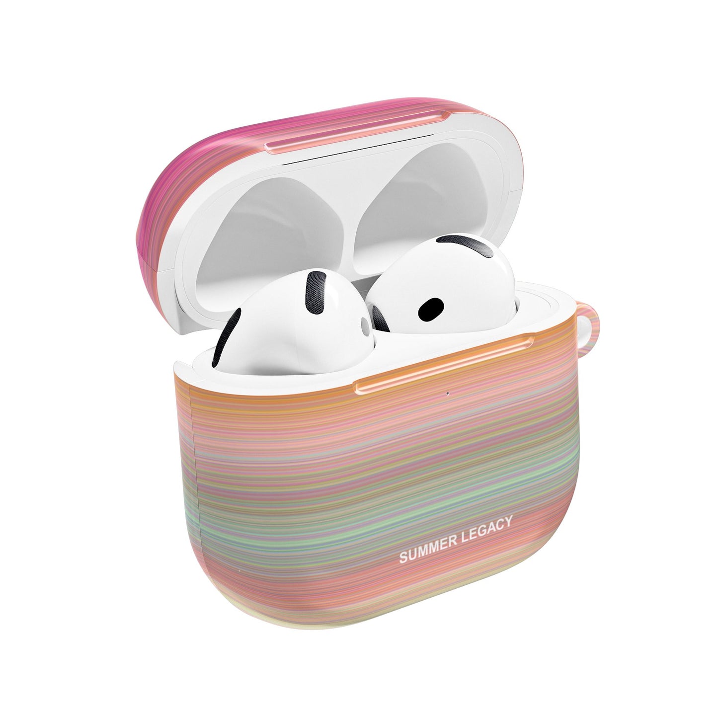 Champagne Ombre Stripe AirPod Case
