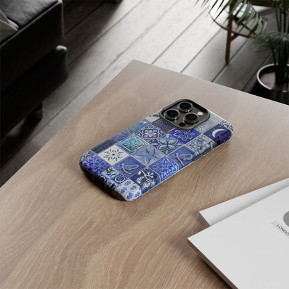 Midnight Mosaic Tiles iPhone Case