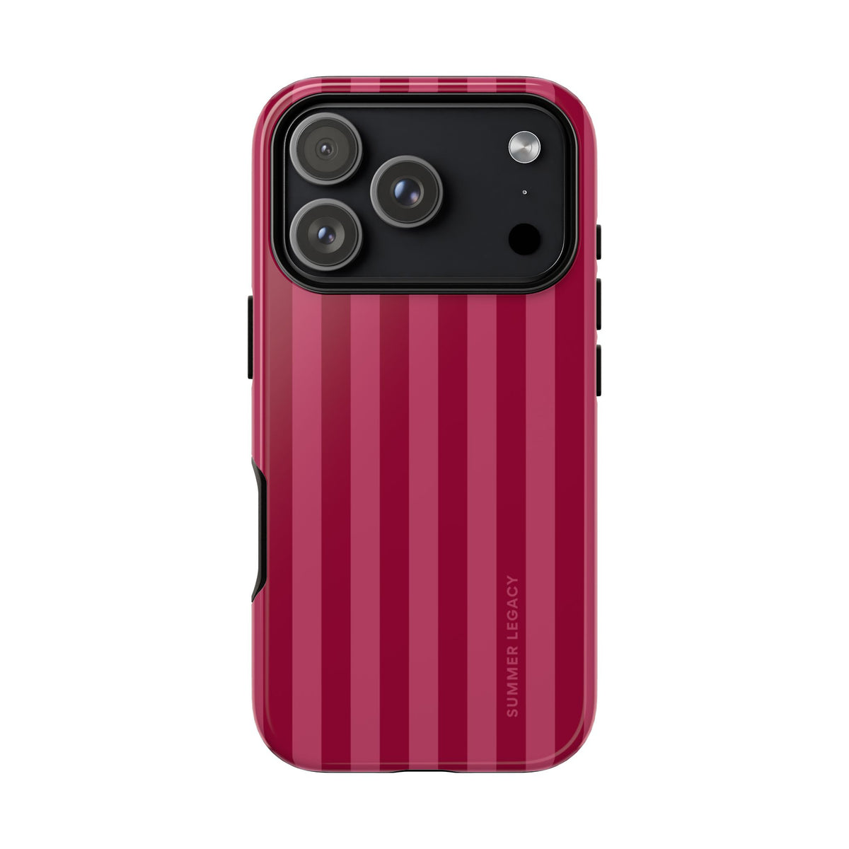Berry Stripe iPhone Case