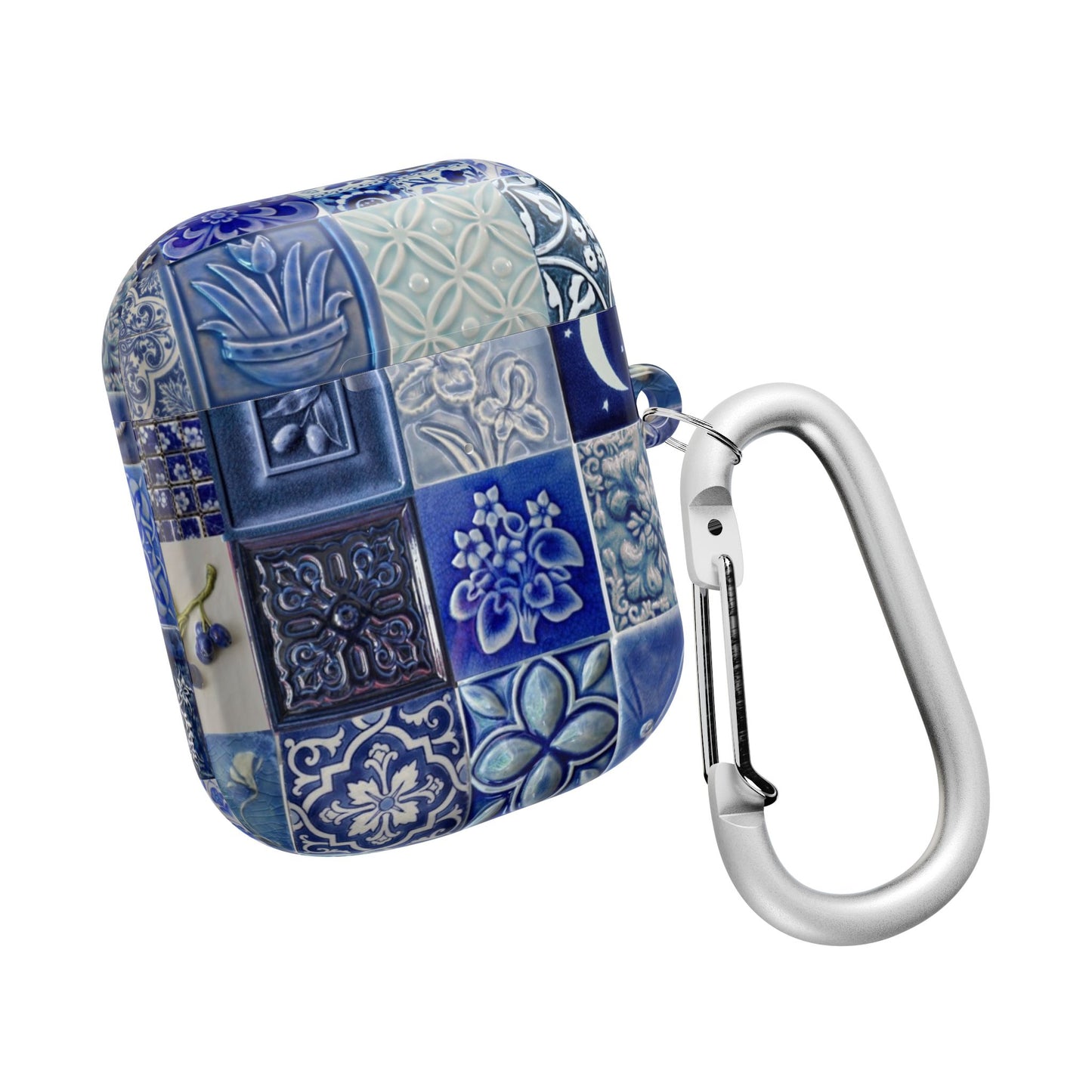 Midnight Mosaic Tiles AirPod Case