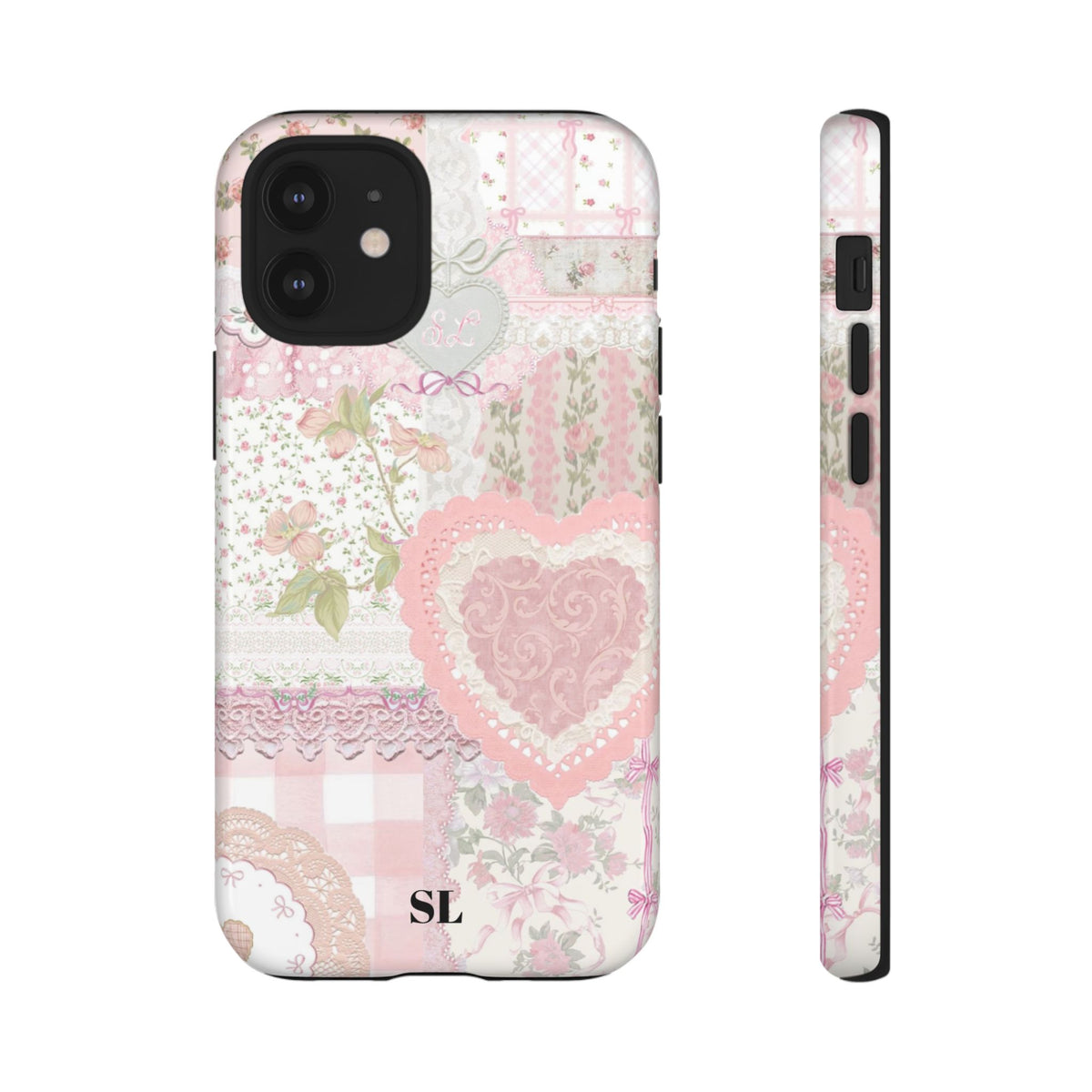 Blushing Floral Patchwork iPhone Case