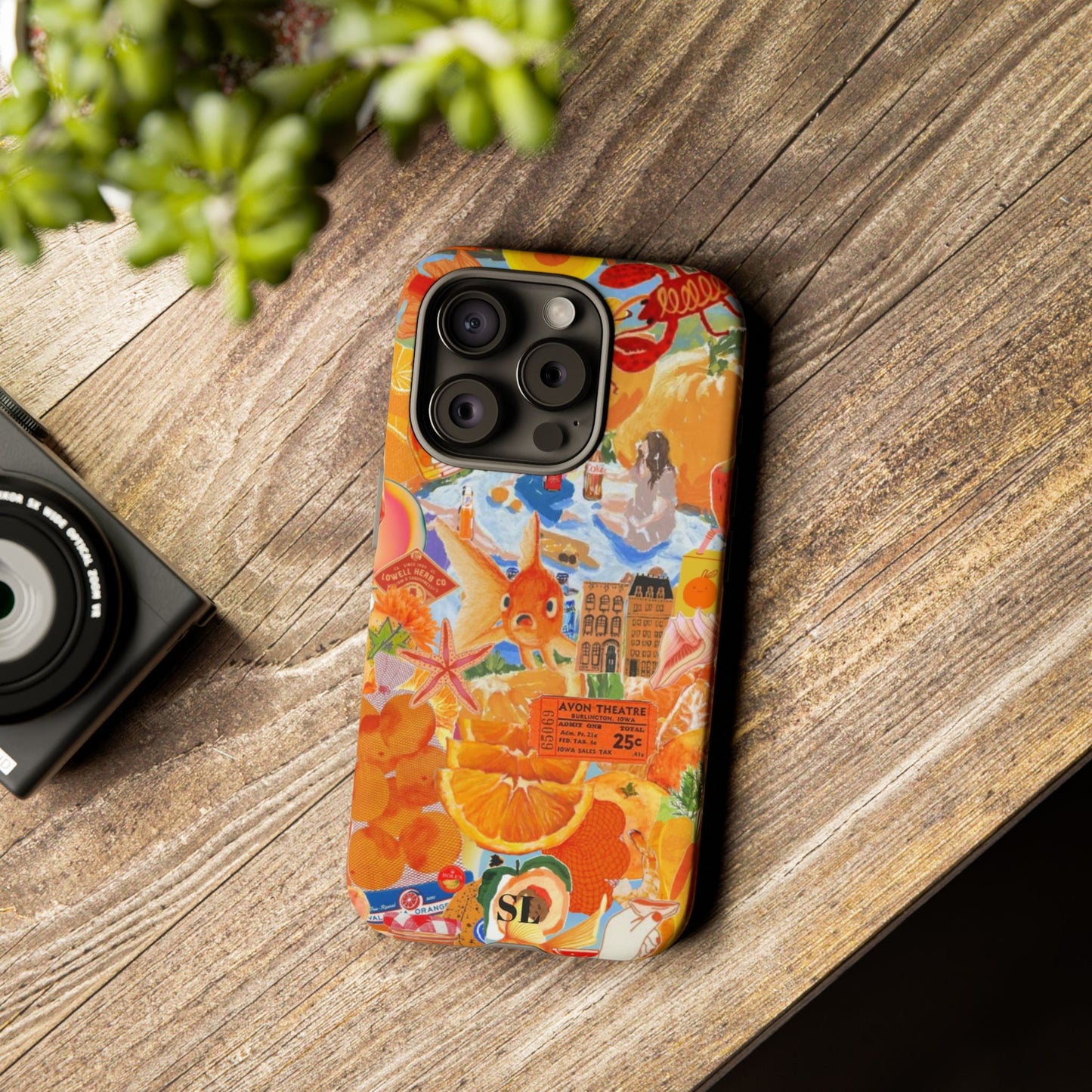Orange Goldfish iPhone Case