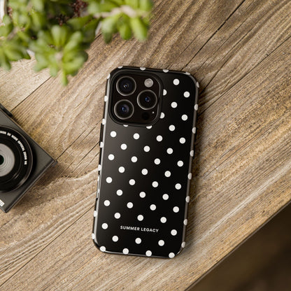 Ebony Polka Dot iPhone Case