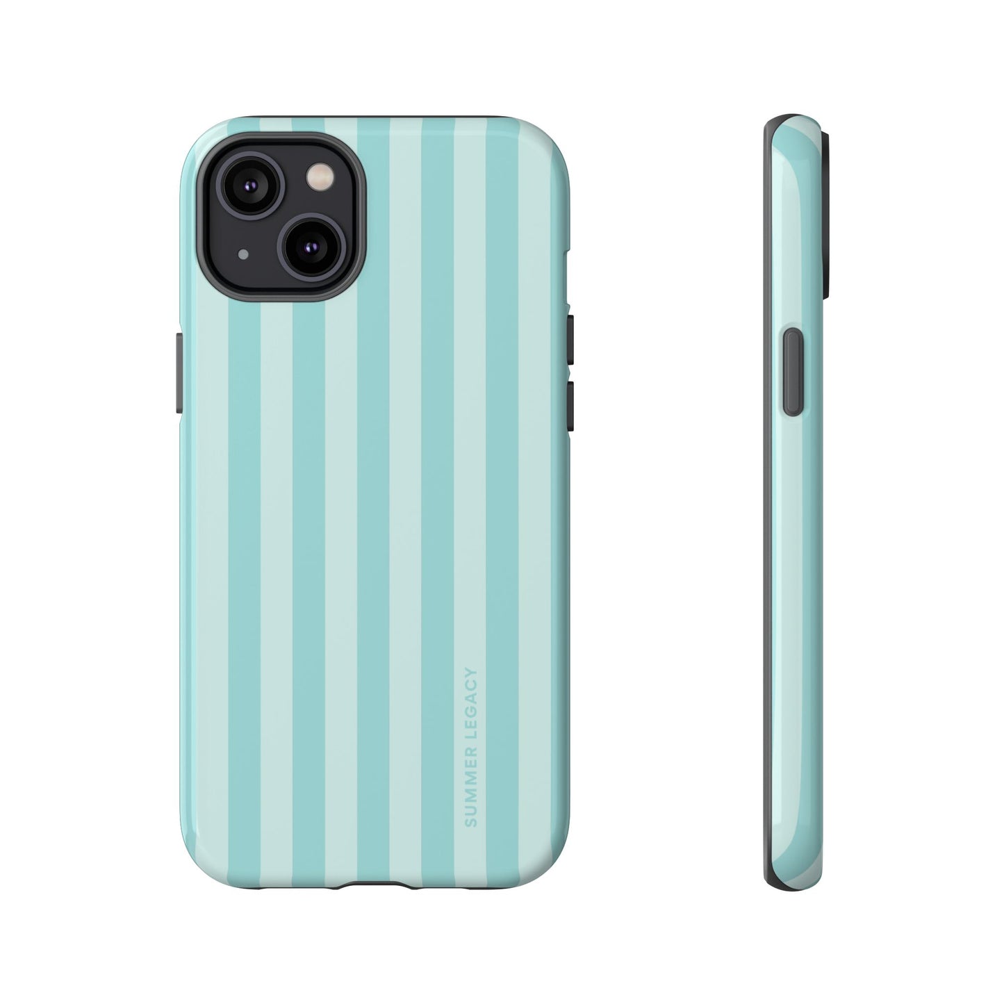 Teal Stripe iPhone Case