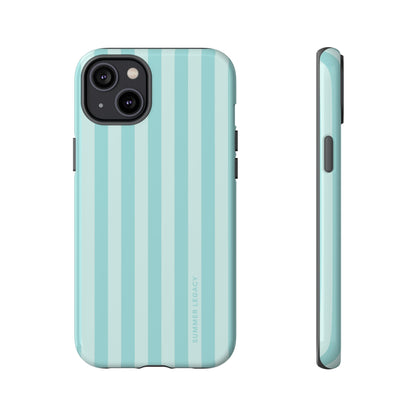 Teal Stripe iPhone Case