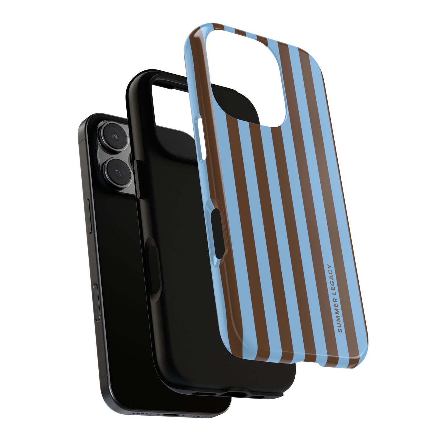 Mocha Stripe iPhone Case