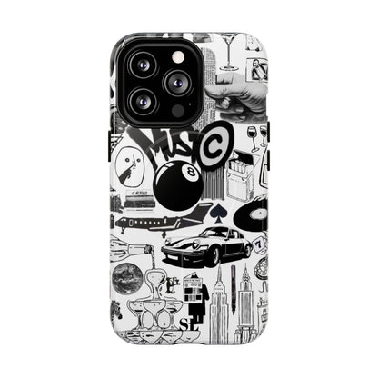 Black and White MagSafe Case