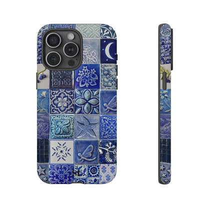 Midnight Mosaic Tiles iPhone Case